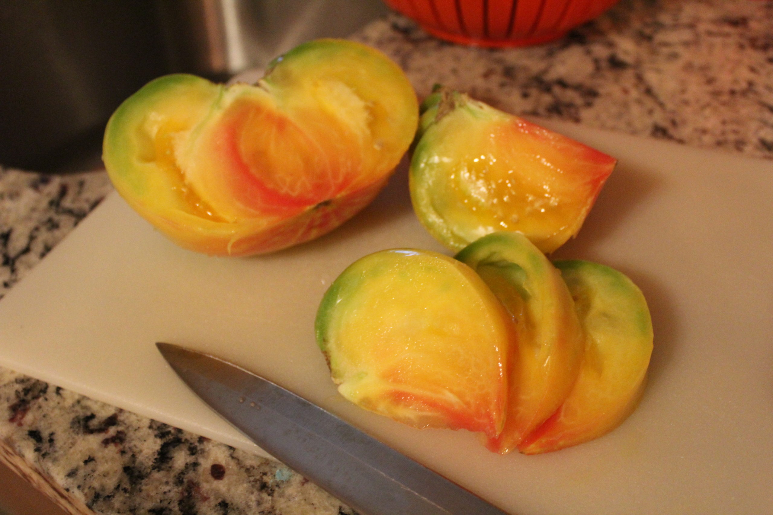 Beautiful heirloom tomatoes