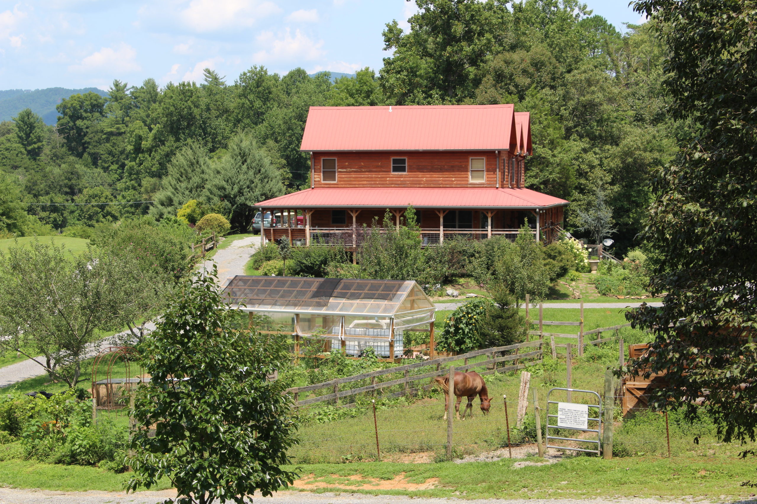 Pioneer Farm's main house