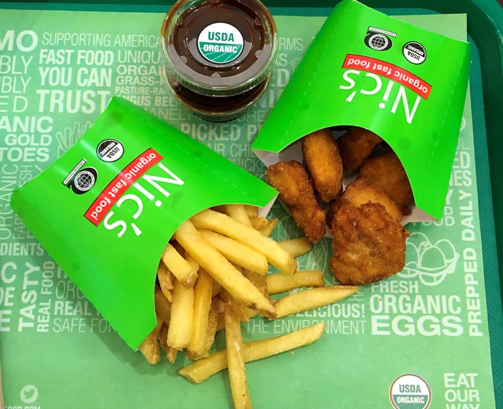 Nic's Organic Fast Food Chicken Nuggets French Fries