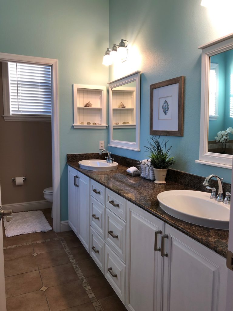 Sand & Sea Master Bathroom Double Vanities 