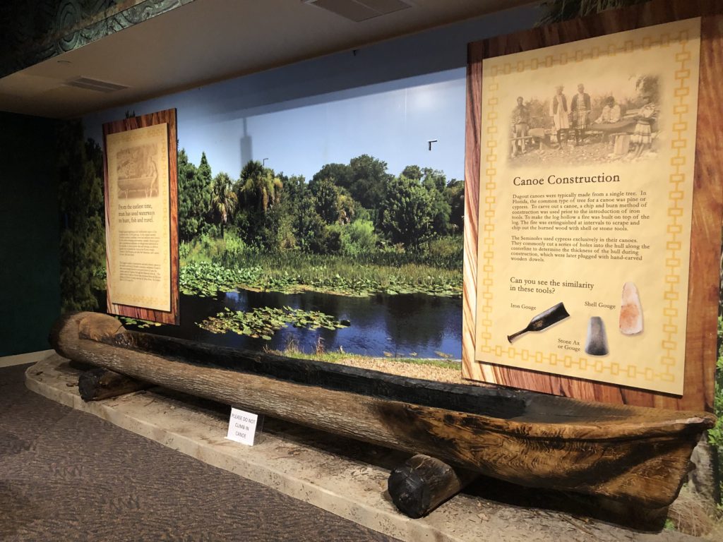 Dugout Canoe Display