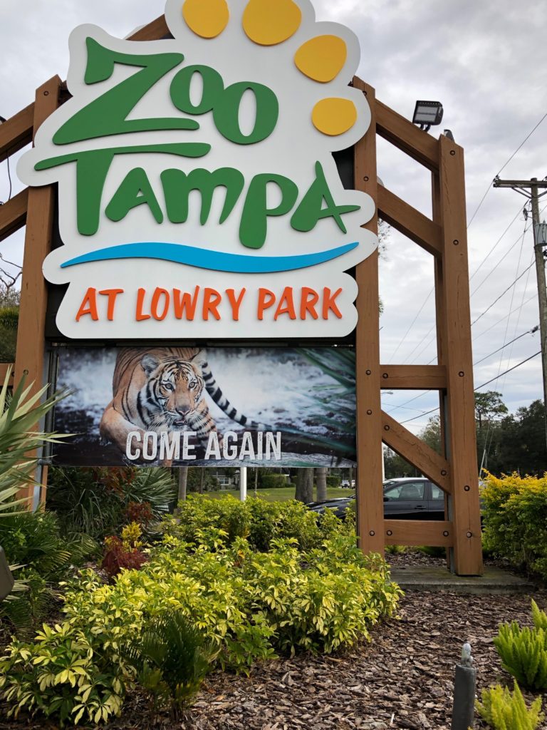 ZooTampa at Lowry Park Exit Sign