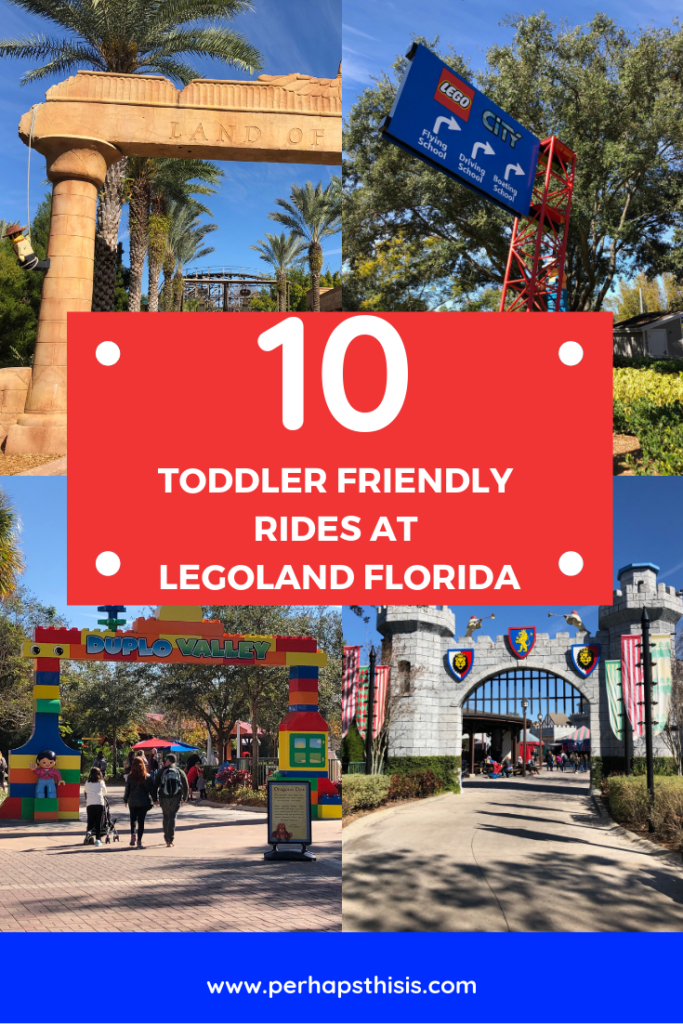 Top 10 Toddler Friendly Rides At LEGOLAND® Florida.