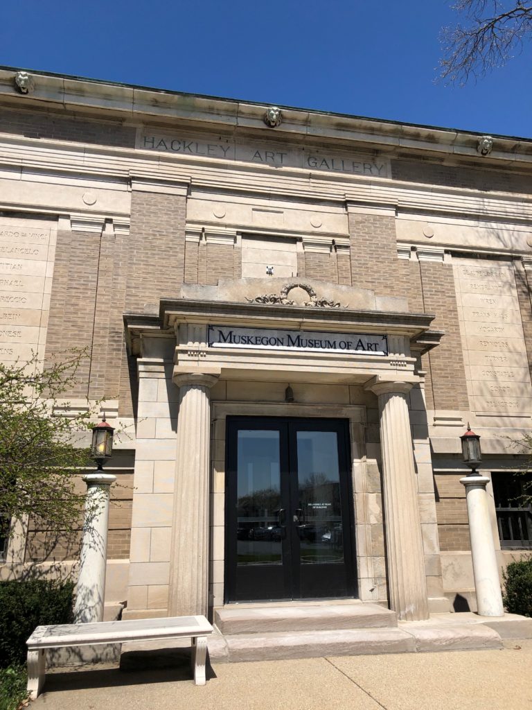 The Muskegon Museum of Art entrance - Muskegon MI