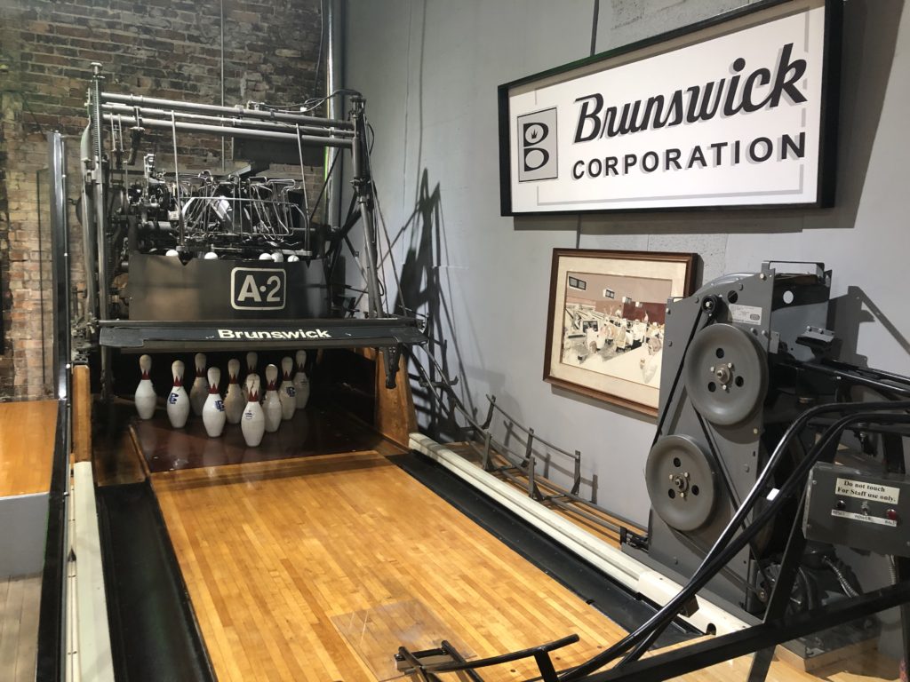 Vintage Brunswick Bowling Lane - Muskegon Heritage Museum 