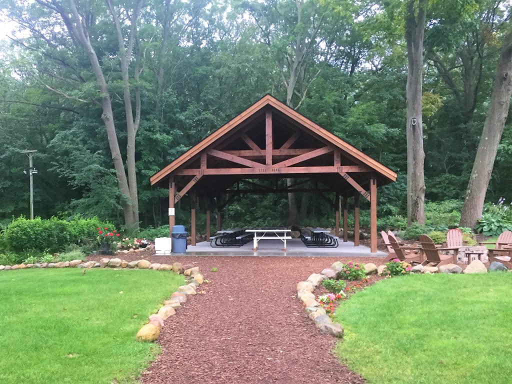 Outdoor Pavilion at the Christian Reformed Conference Grounds, Grand Haven, Michigan