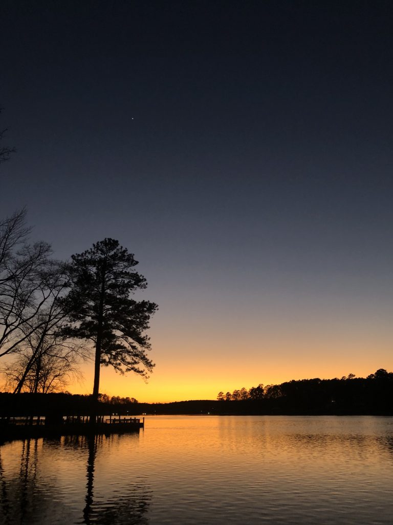 Sunset on Lake Sinclair