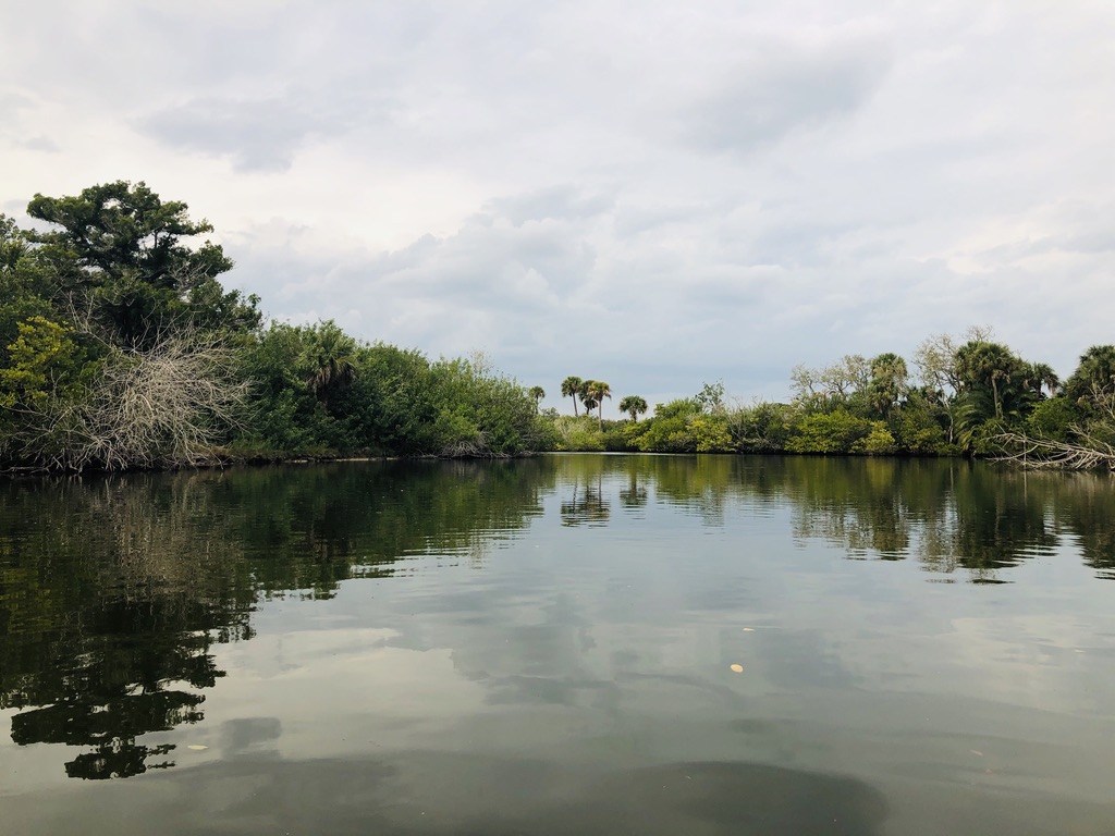 View of the Indian River Lagoon. 