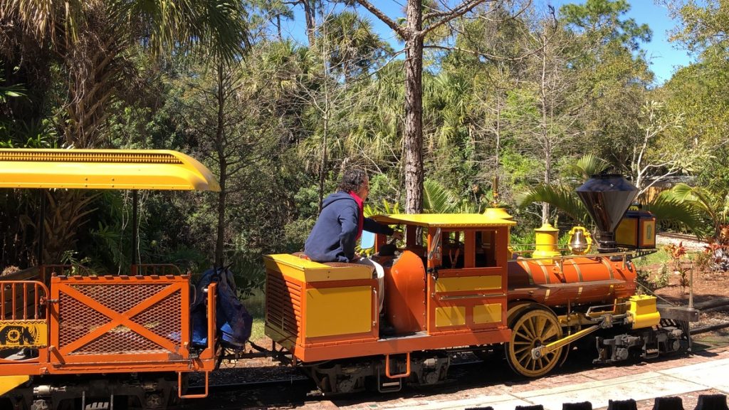 The Cape to Cairo Express train ride at the Brevard Zoo - Melbourne, Florida 