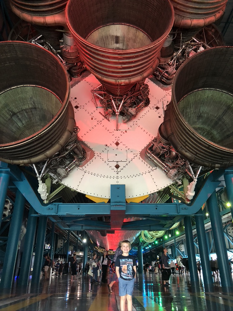 Saturn V Rocket - Kennedy Space Center Tour