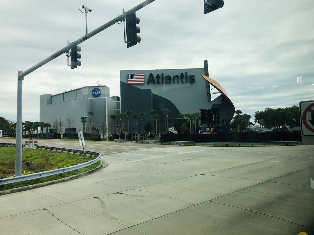 The backside of the Atlantis Building.