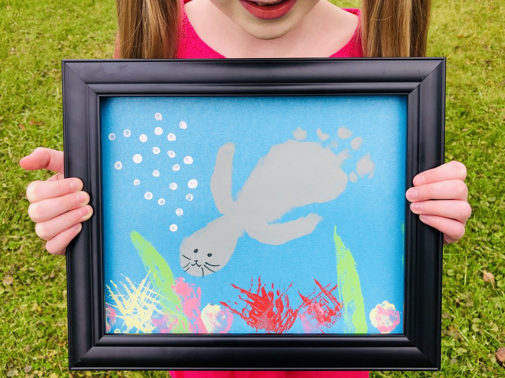 Hawaiian Monk Seal Craft for kids
