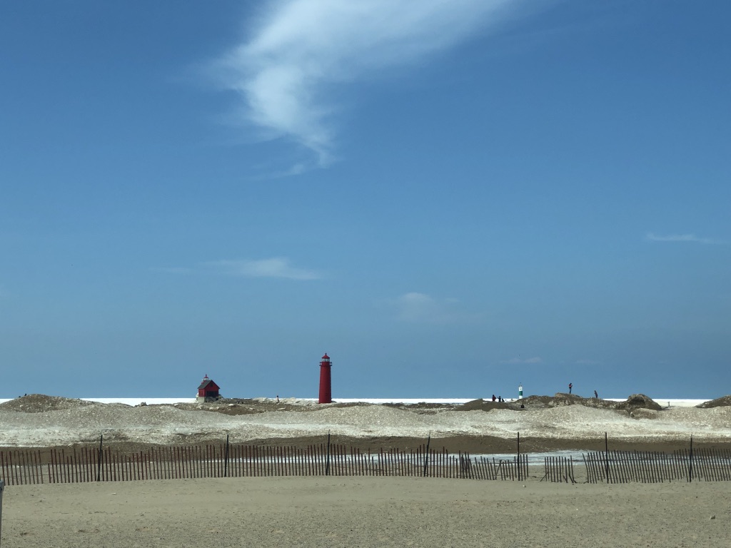 Ways to embrace winter: Grand Haven State Park in the winter. 