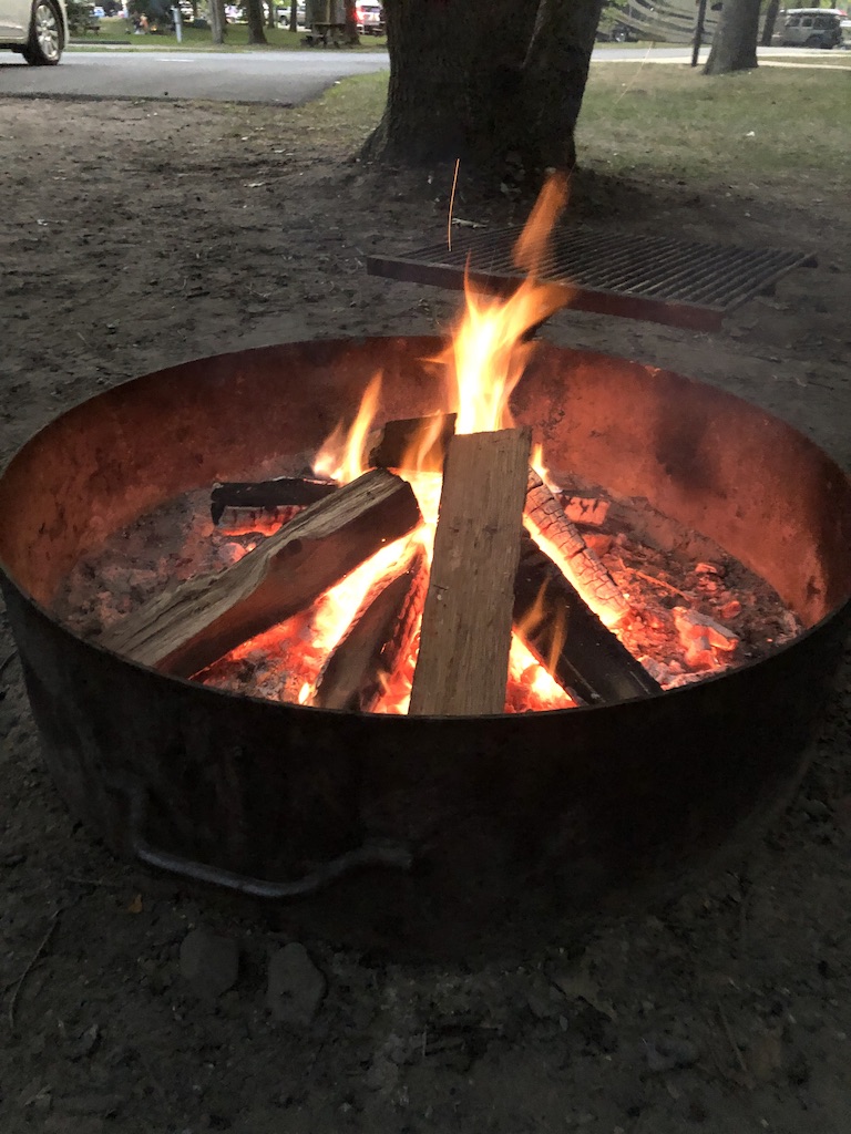 Ways to embrace winter: have a bonfire.