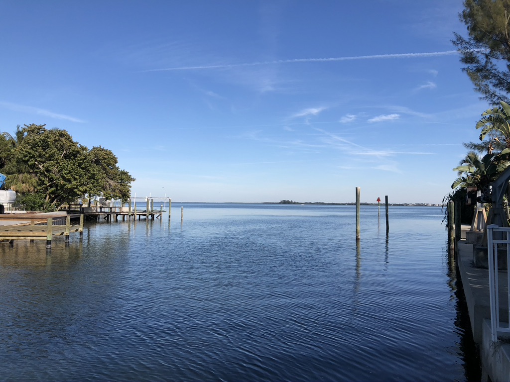 Opening to the Waterline Marina - Best Boat Rental on Anna Maria Island