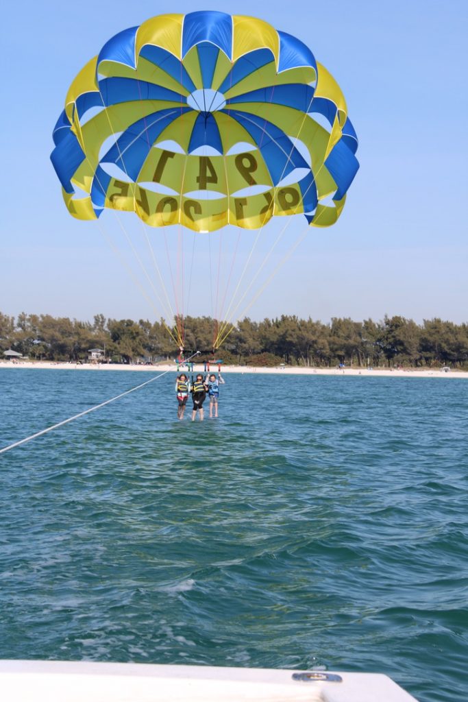 Parasailing on Anna Maria Island with Bradenton Beach Parasailing. 