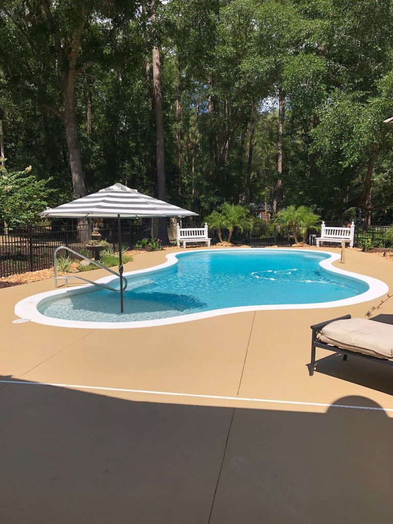 backyard pool in Florida