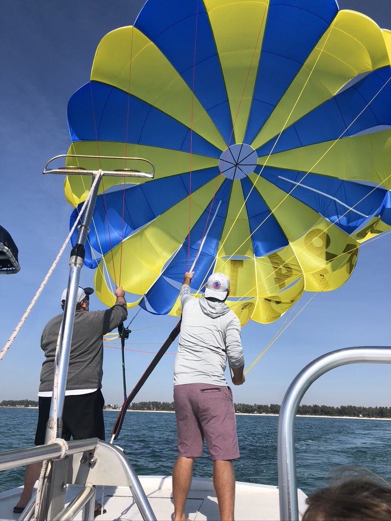 Parasailing on Anna Maria Island with Bradenton Beach Parasailing. 