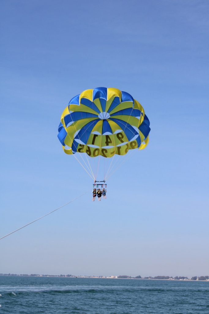 Parasailing on Anna Maria Island with Bradenton Beach Parasailing. 