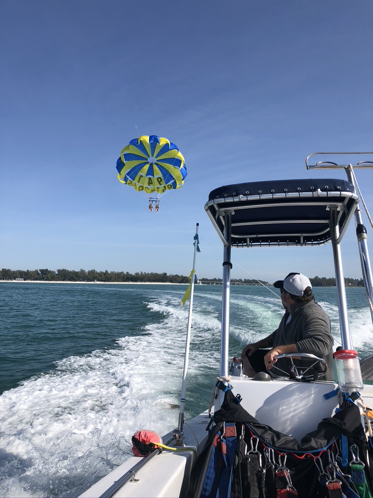 Parasailing on Anna Maria Island with Bradenton Beach Parasailing. 