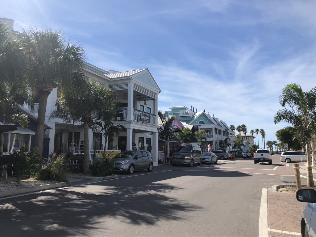 View down historic Bridge Street - Anna Maria Island for Families