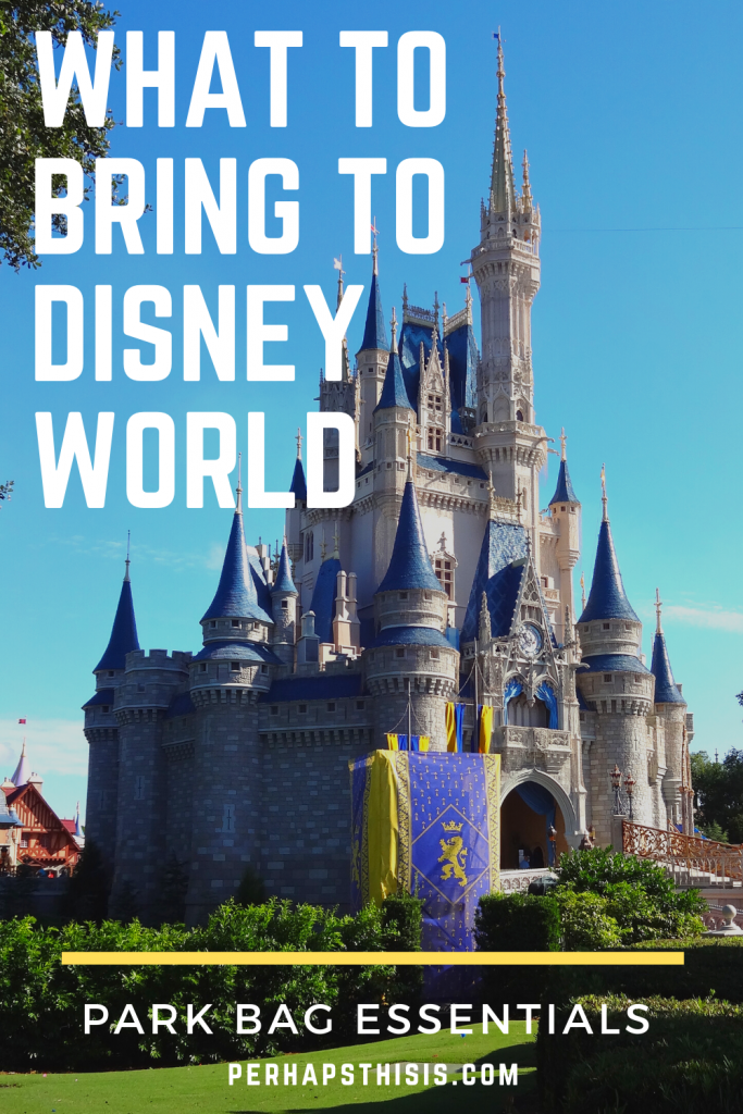 What to Bring to Disney World ~ Park Bag Essentials 