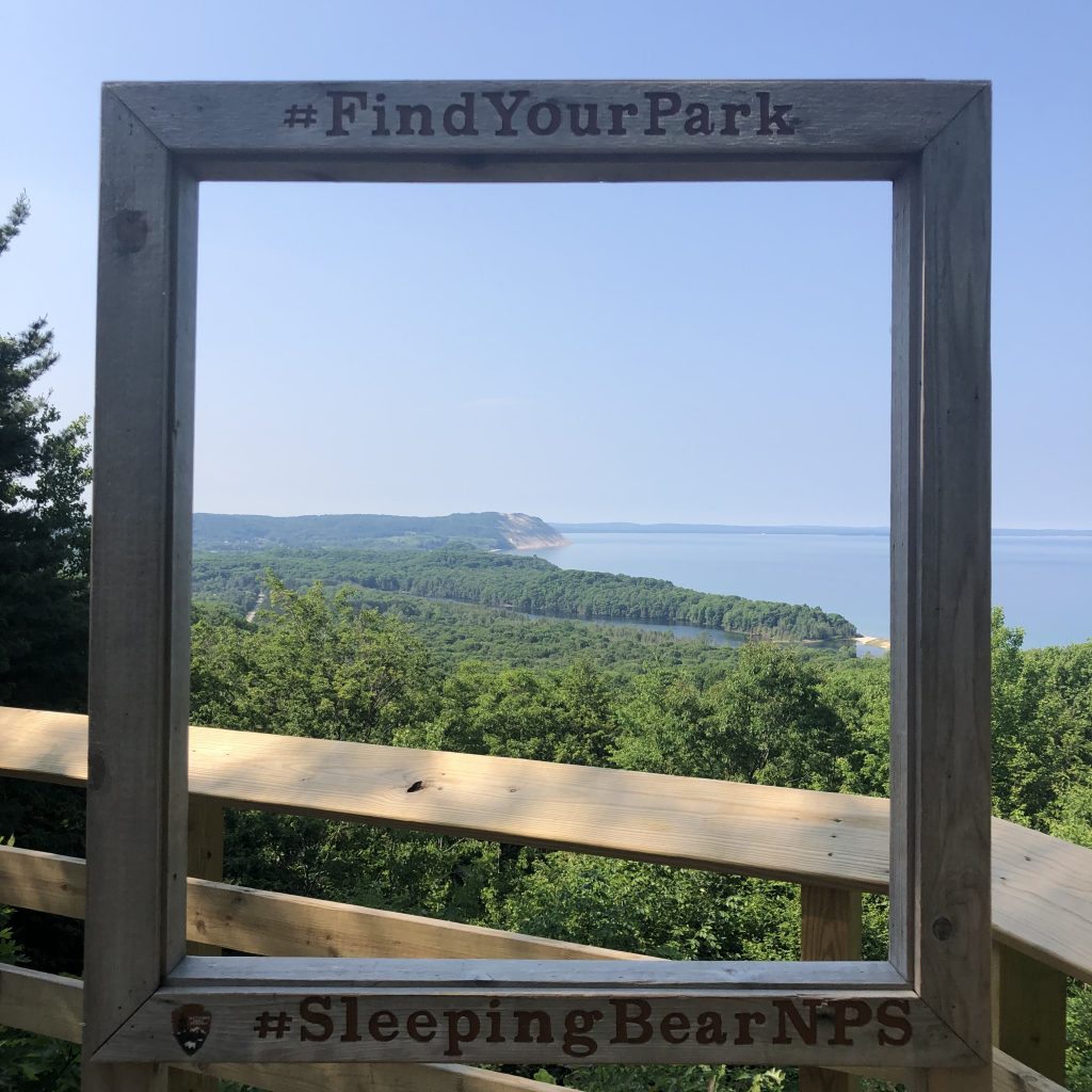 View from stop #11, North Bar Lake, inside the Pierce Stocking Scenic Drive.