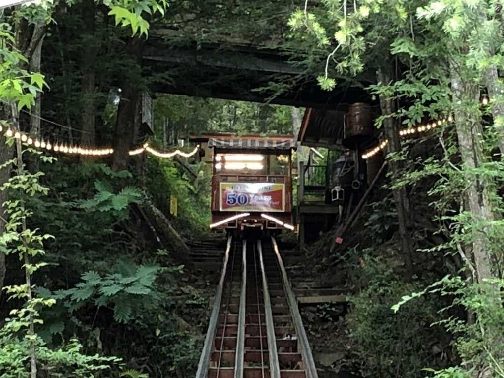 Rail car ride Hillbilly Golf Gatlinburg