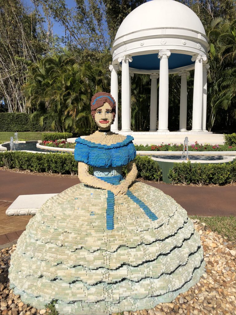 A southern belle made out of LEGOs, Chapel Gazebo - Cypress Gardens LEGOLAND