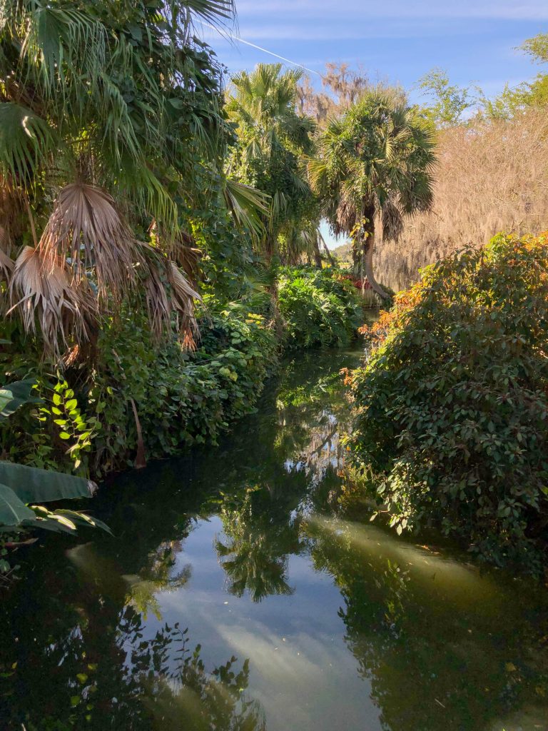 Winding canal through Cypress Gardens LEGOLAND