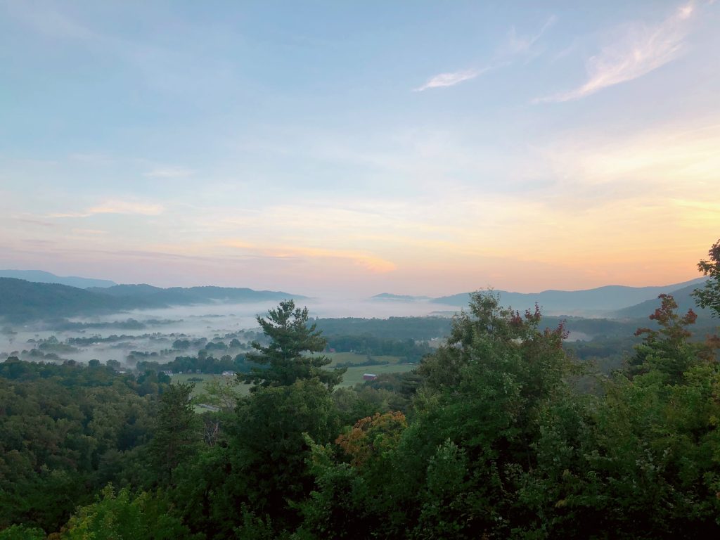 View of the Smoky Mountains from a vacation rental in Townsend, TN - Best Multigenerational Vacation Destinations In the U.S. 