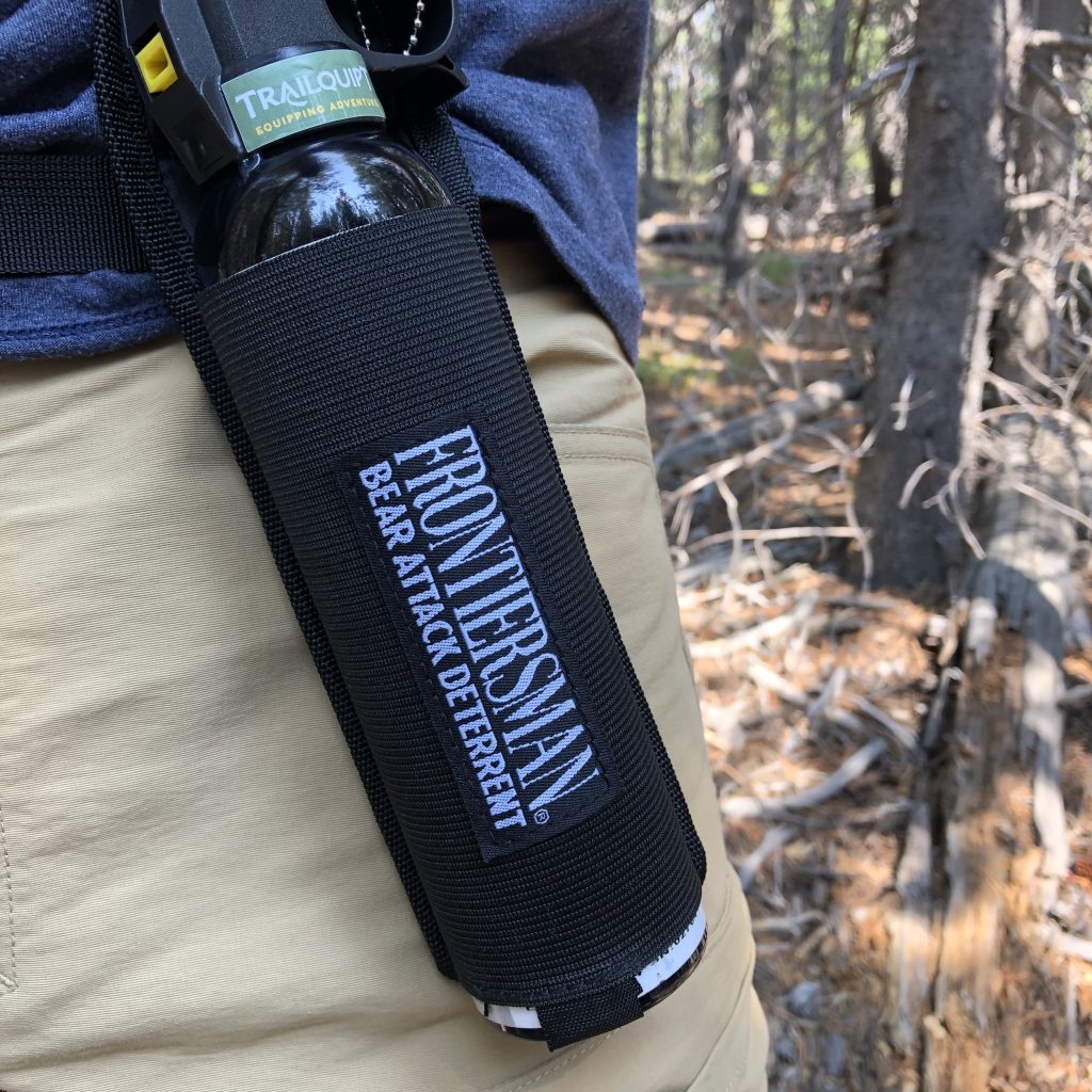 TrailQuipt bear spray rental Yellowstone Gardiner Entrance. 