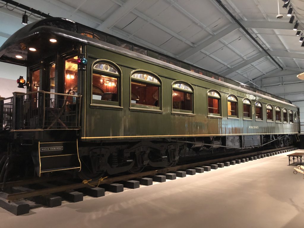 John & Mable Ringling's personal train car, the "Wisconsin" - The Ringling, Sarasota, FL.