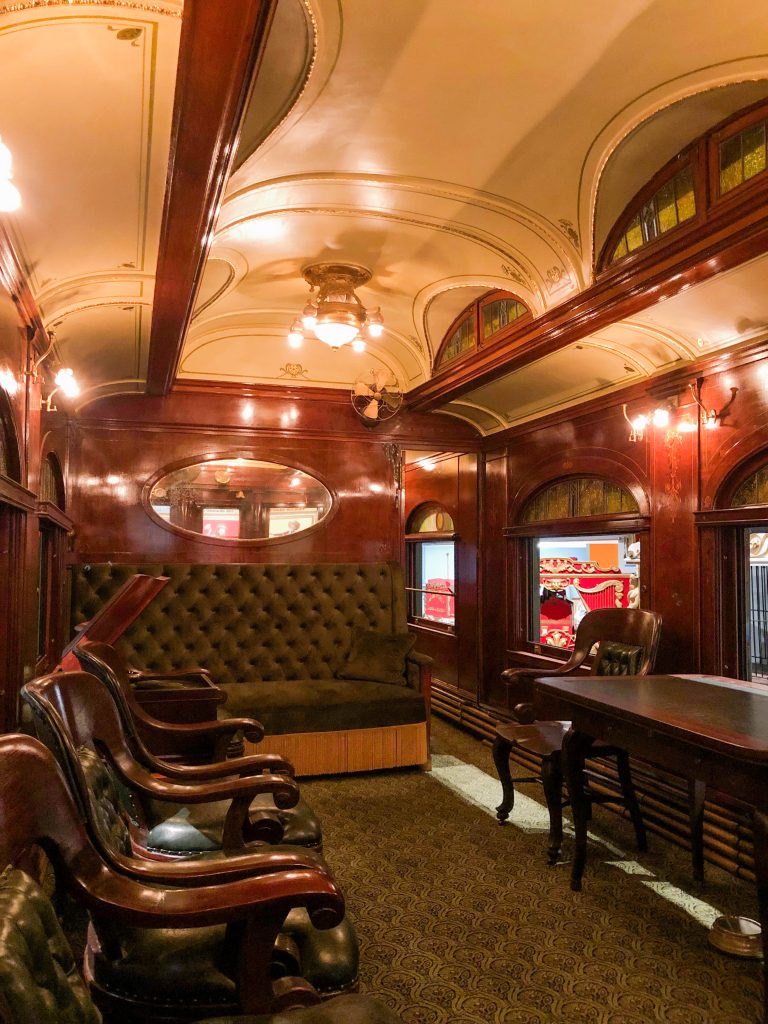 Inside John & Mable Ringling's personal train car, the "Wisconsin" - The Ringling, Sarasota, FL