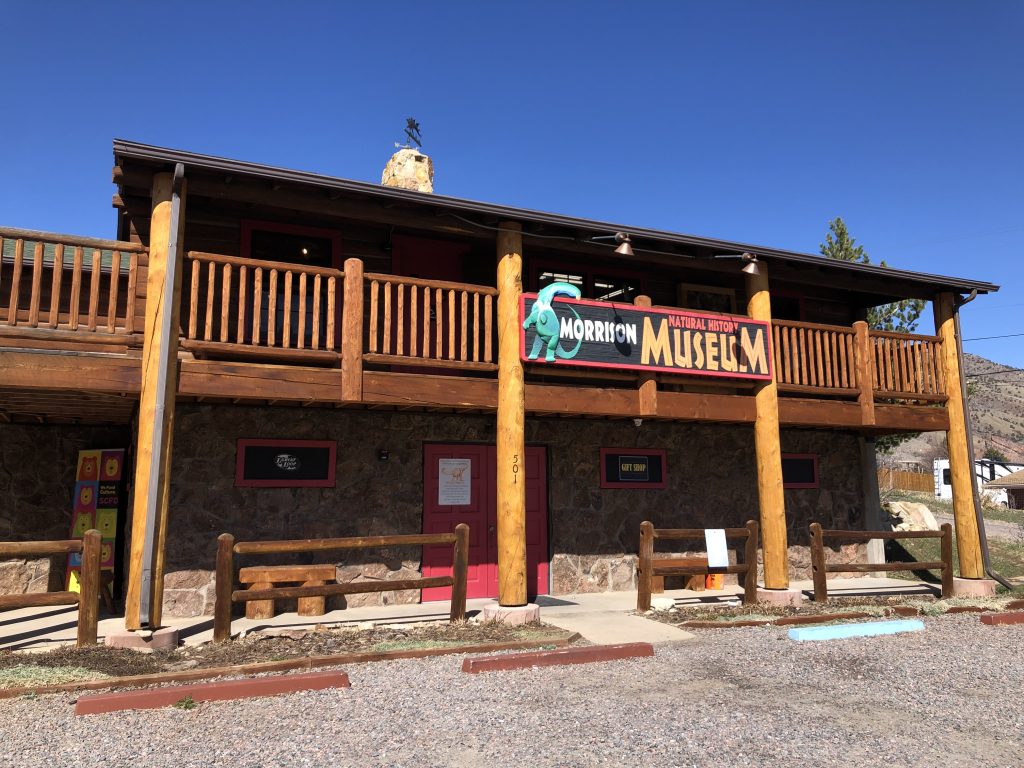 Entrance to the Morrison Natural History Museum - Things to do in Morrison Colorado