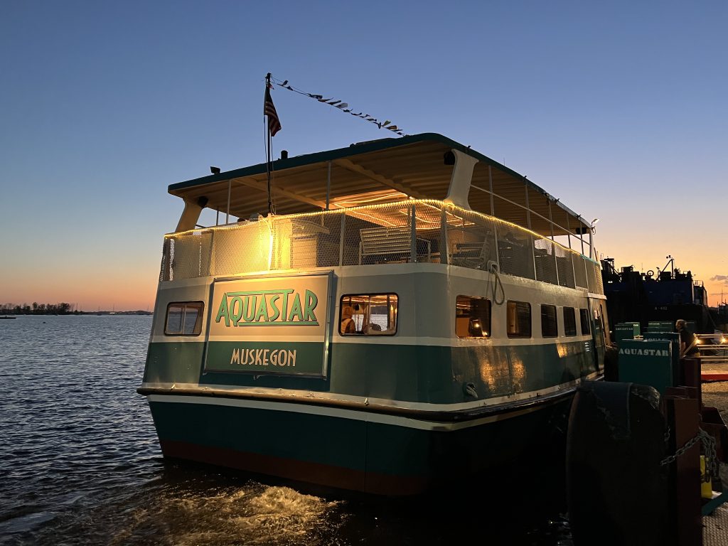 Aquastar boat cruises on Muskegon Lake - Muskegon MI