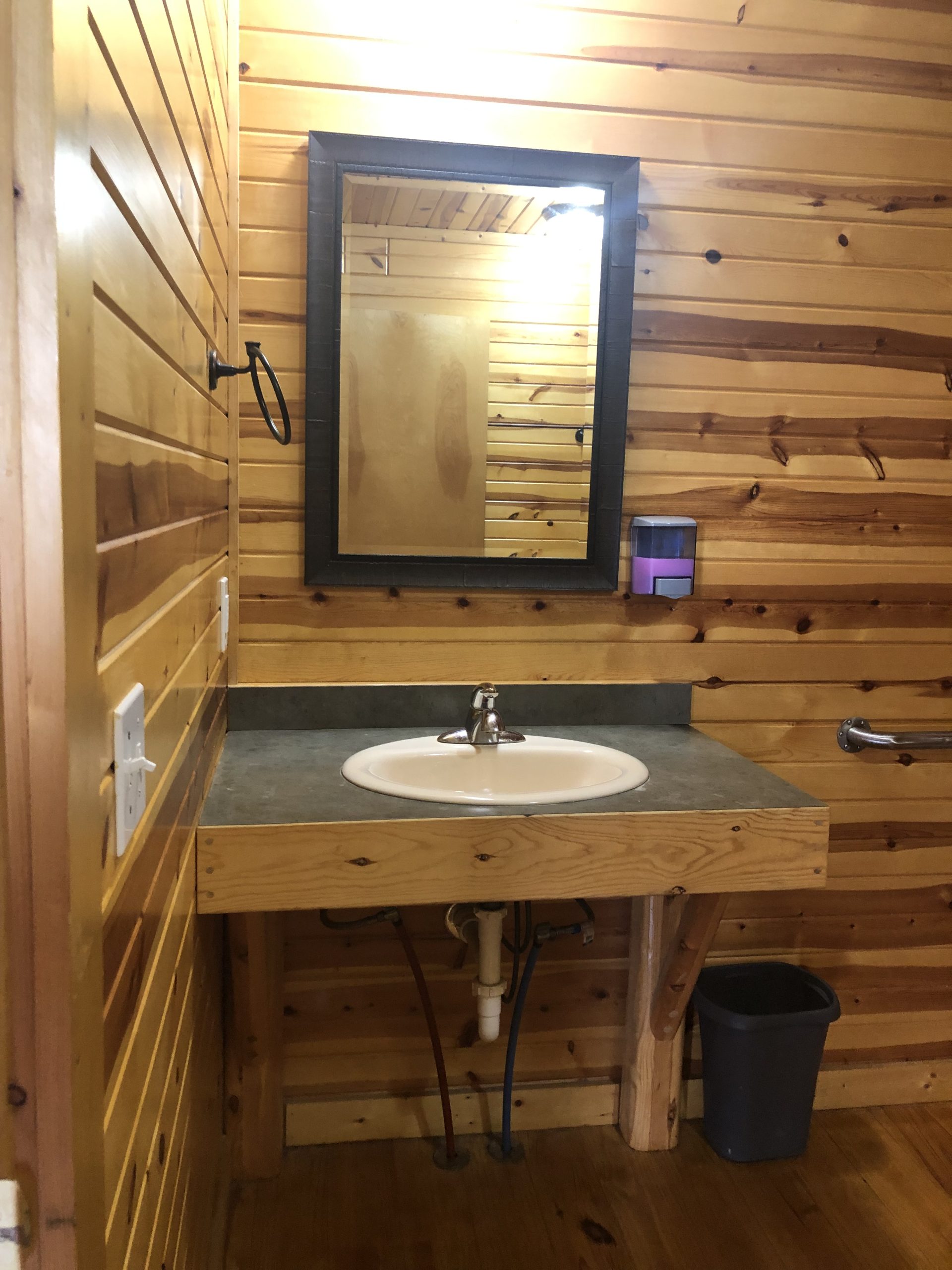 Ionia State Park Cabins - Walleye Bathroom