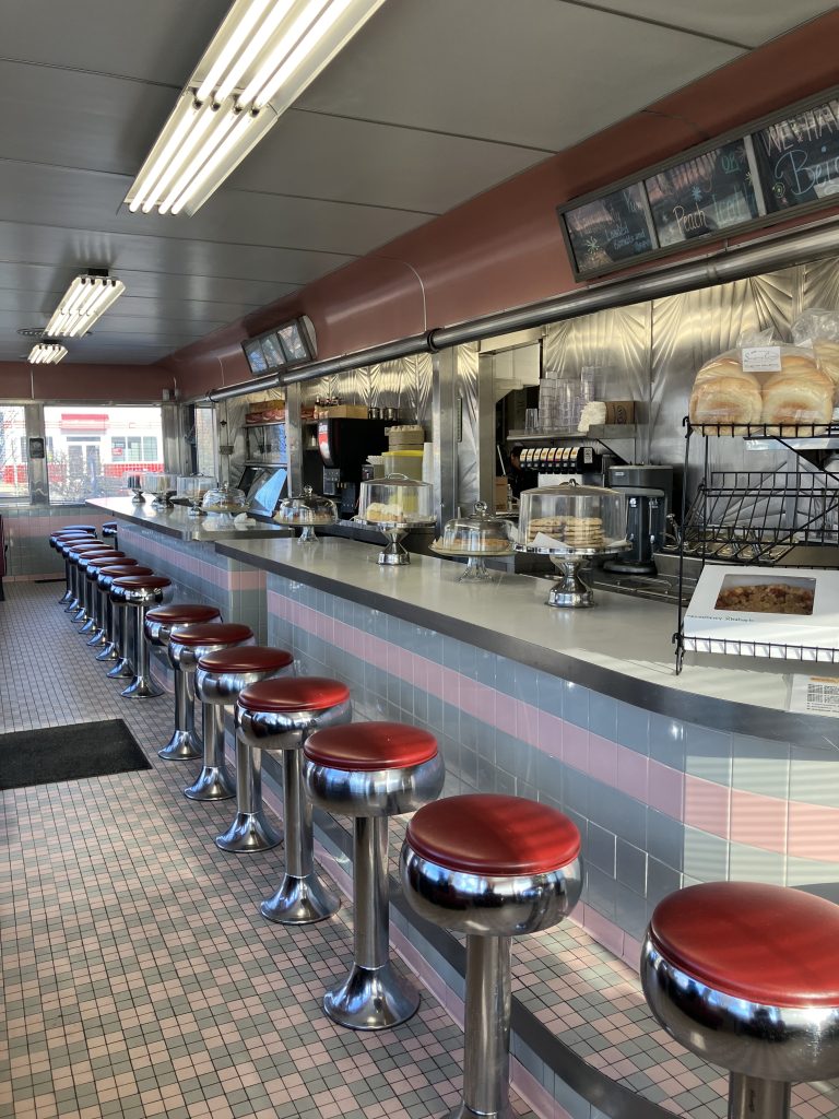 Interior of Oasis Diner Plainfield Indiana 