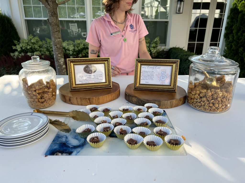 Vintage Candy Cart at The Inn at Stonecliffe